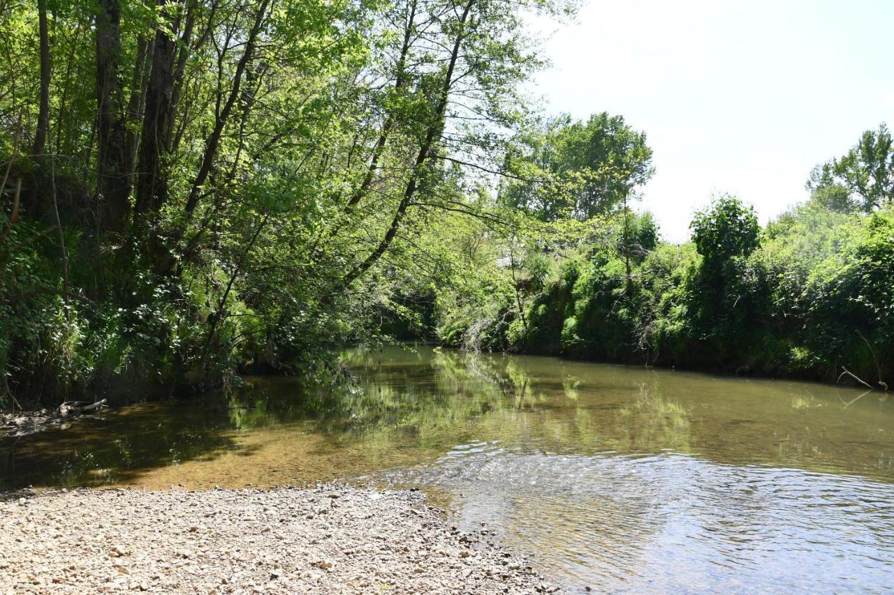 Tente Bivouac Option Bain Chauffee Au Bois Idrac-Respailles Exterior foto